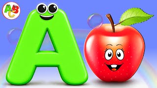  Learn ABC Alphabet A to Z  | ABC Song for Kids 🎵 | Phonics & Letter Sounds | Kids Learning Songs 