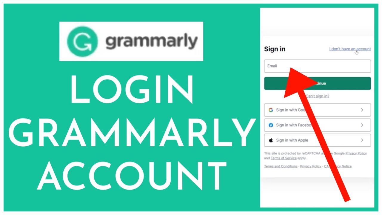 grammarly login information free