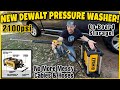 NEW DeWALT 2100psi Compact Pressure Washer! On-Board Storage! Unboxing  DEMO Full Review