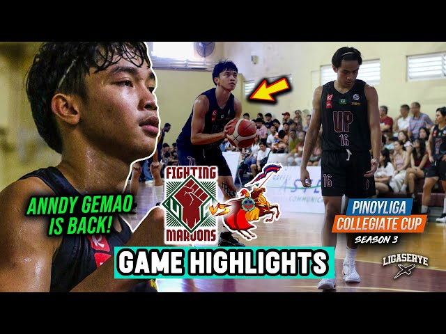 'BATANG MAMAW' ANDY GEMAO IS BACK FOR THE FIGHTING MAROONS VERSUS HIS FORMER TEAM LETRAN KNIGHTS! class=