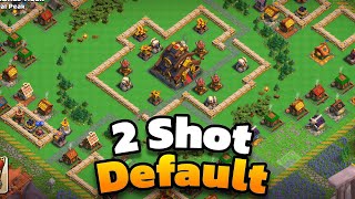 2 Shot Default Capital Hall In Clan Capital | Best Clan Capital Attack Strategy