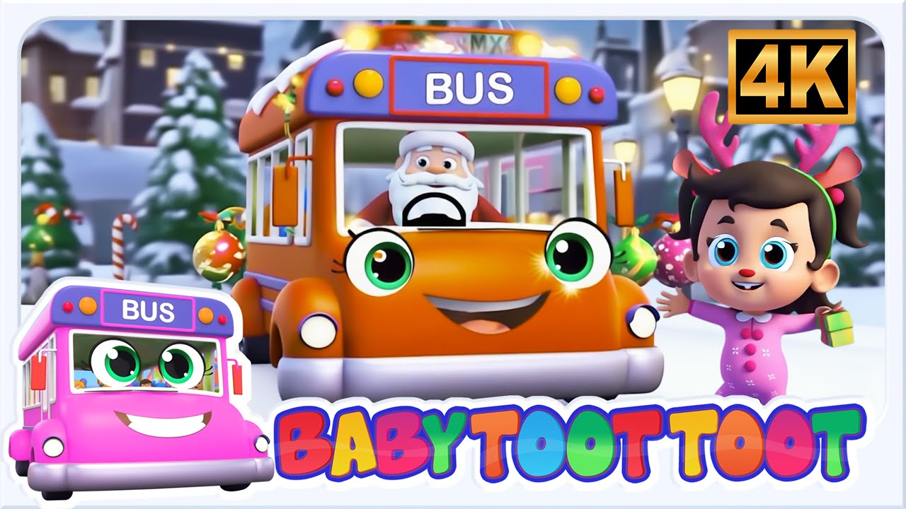 Weihnachten Die Räder am Bus Lied | Weihnachtslieder für Kinder