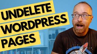 How To Restore Deleted Pages In Wordpress
