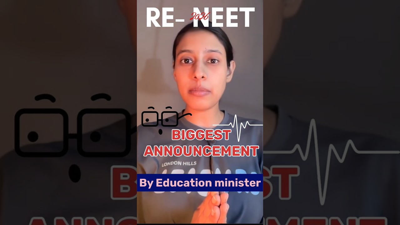 Re-NEET 2026 Biggest Announcement 🚨 3 Hr 15 Min Exam?NTA Big Update on 🔥 Admit Card & City Change