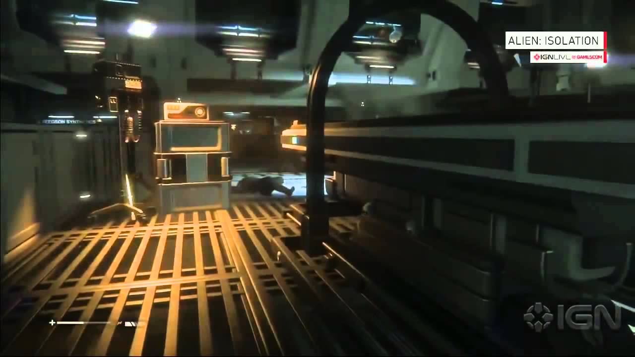 Alien Isolation Extended Gameplay Demo IGN Live Gamescom 2014 - YouTube