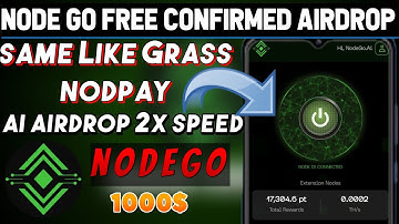 NodeGo Depin Airdrop | Same like Nodepay & Grass | Run Node & Earn | Rizwan crypto