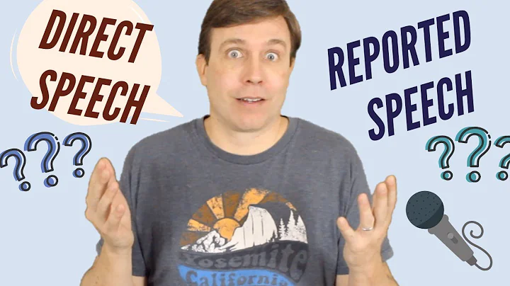 Reported Speech vs Direct Speech | Advanced Grammar Lesson