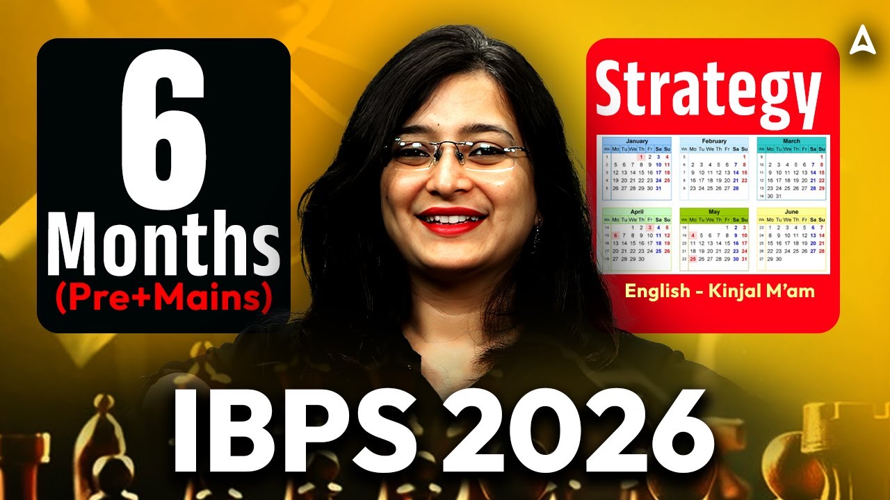IBPS 2026 | 6 months English Strategy | By Kinjal Ma'am