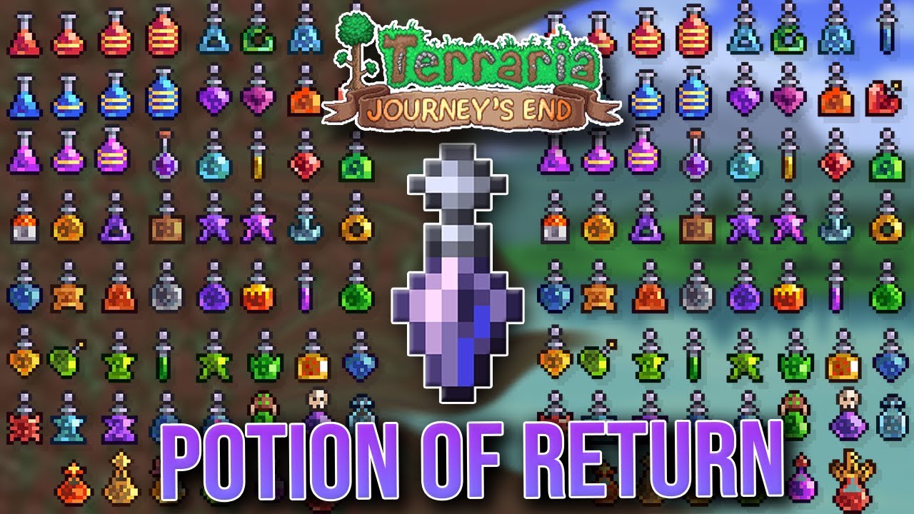 Terraria Journeys End Best Potion? Potion of Return Teleport