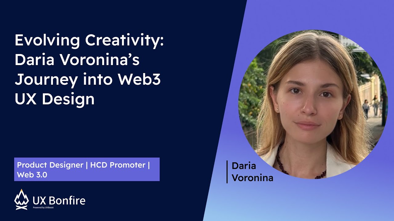 Evolving Creativity: Daria Voronina’s Journey into Web3 UX Design