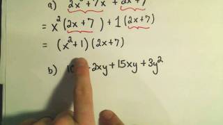 Factoring by Grouping - Ex 1