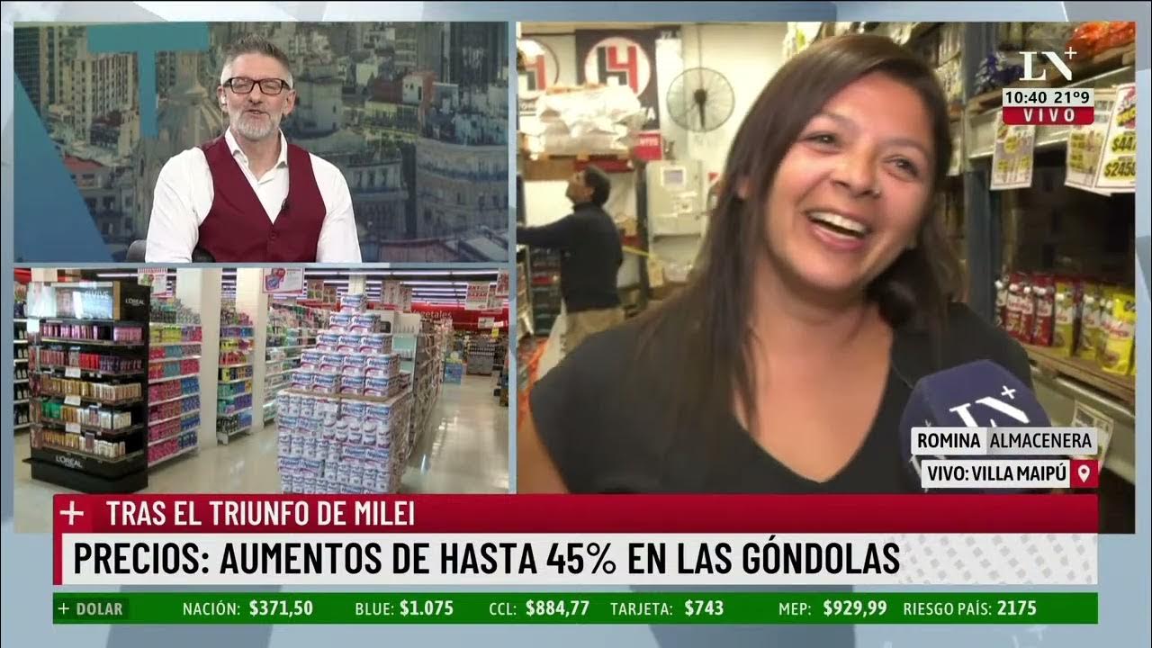 Tras medidas de Milei, suben precios de productos argentinos en mercados de  La Paz