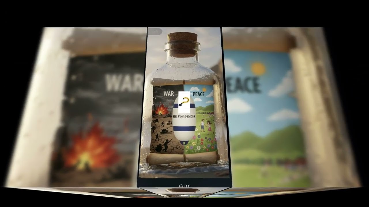 The Bottle Mail. The Helping Fender, for the Basic Wishing Well, for you and me, and ghe world