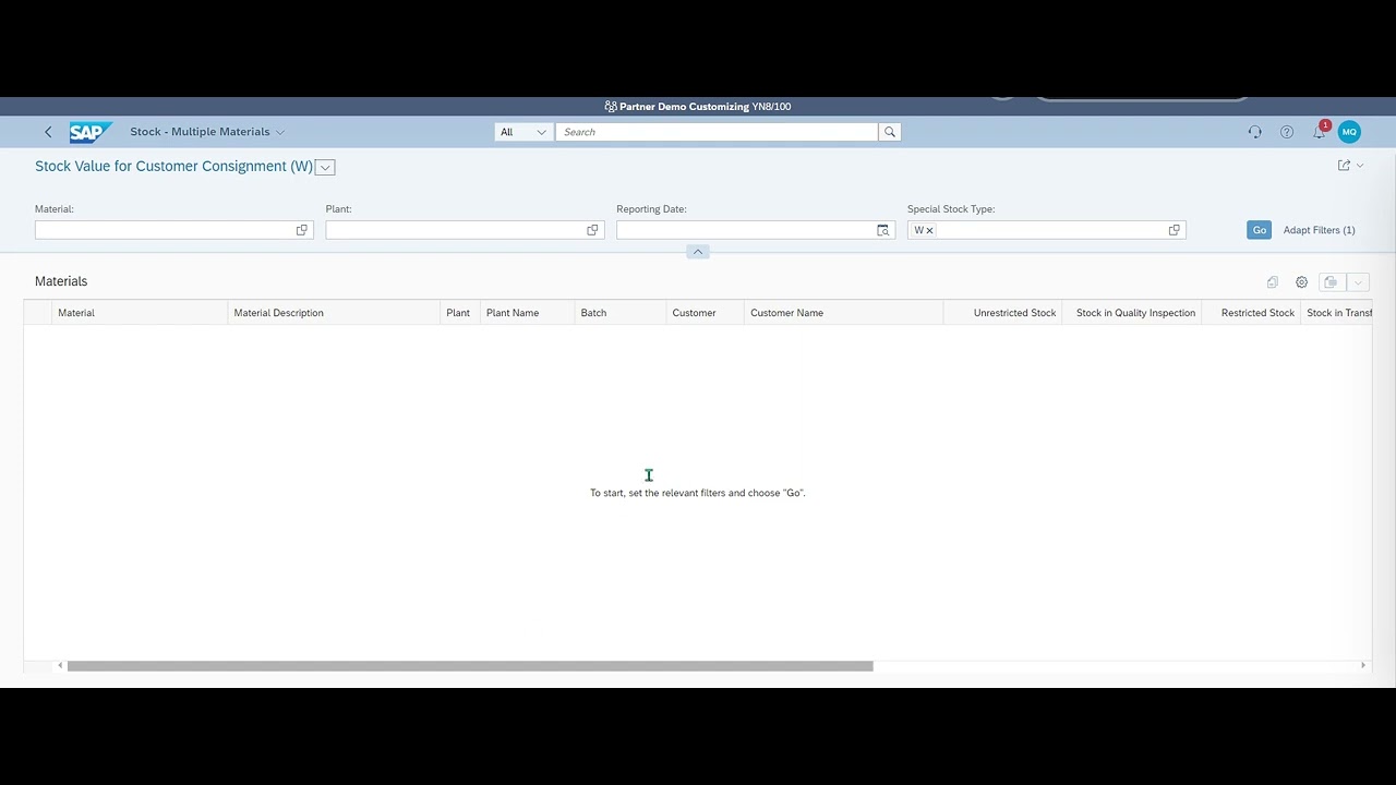 2H6   Check Stock Overview in SAP FIORI CLOUD