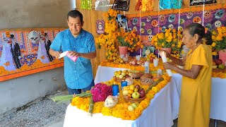 Asi Arregle Mi ALTAR DE DIA DE MUERTOS, Flores, Calaveritas, Pan y Mucho Mas | DOÑA LUPITA