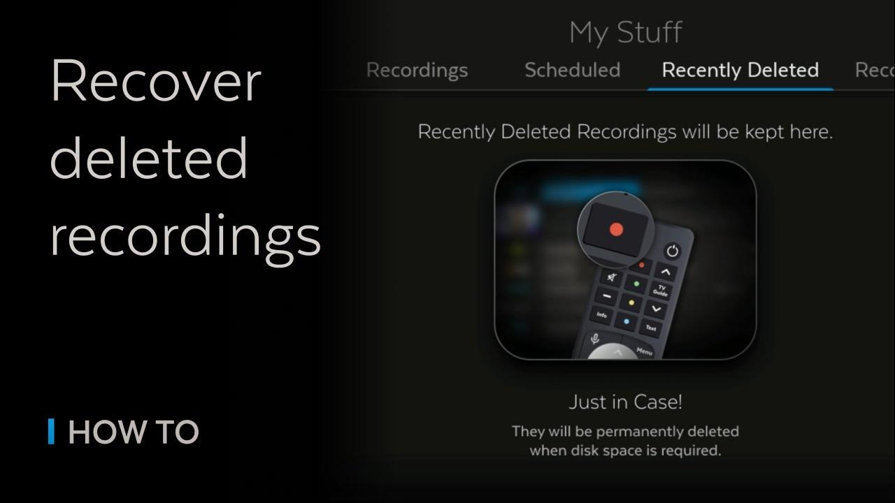 HOW TO Recover deleted recordings YouTube