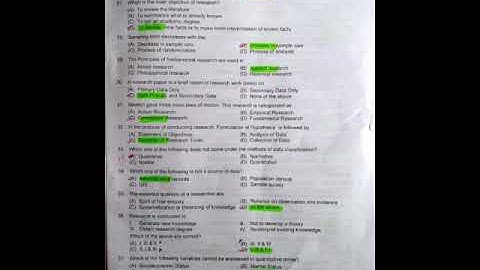 CUCET LIFE SCIENCES PH D SOLVED QUESTION PAPER 2020