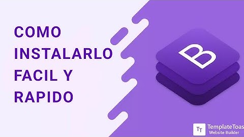 Como Instalar bootstrap #bootstrap