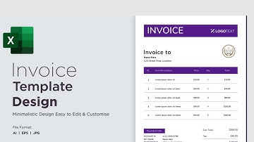 How to create invoice in excel | excel invoice template