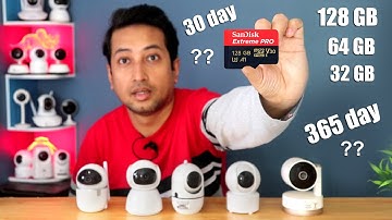 कितने दिन की Recording मिलेगी ? How many days CCTV camera records on Micro SD card | 32gb 64gb 128gb