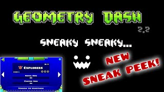 EXPLORERS?! | Geometry Dash 2.2 Sneak Peek 2 TEASER! (Predictions/Breakdown)