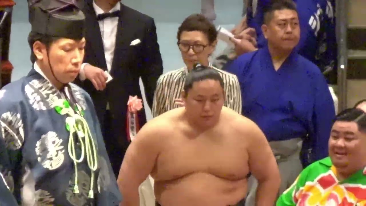 貴景勝断髪式】出番前の三田 [TAKAKEISHO retirement] MITA 2025/10/4
