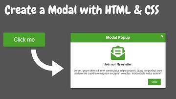 How To Create Modal Popup Box with HTML & CSS || Pure CSS Modal Box