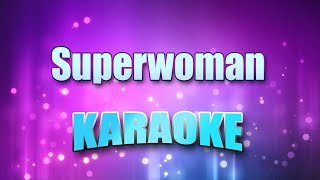 Video thumbnail of "White, Karyn - Superwoman (Karaoke & Lyrics)"