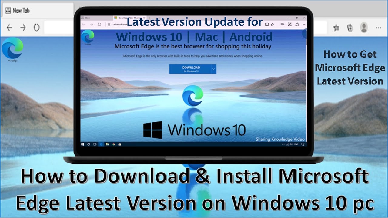 How to Download & install Microsoft Edge Latest Version in Windows 10 ...