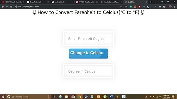 JavaScript Challenge #8: Convert Temperature from Fahrenheit to Celsius in JavaScript