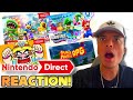 MARIO WHAT?!?! My Live Nintendo Direct Reaction!