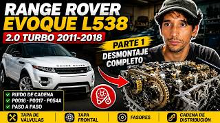 Cómo Cambiar Cadena de Distribución Range Rover Evoque 2.0 Turbo (Parte 1 Desmontaje Completo)
