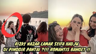 RIZKY NAZAR LAMAR SYIFA HADJU DI PINGGIR PANTAI !!