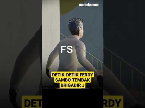 Animasi Detik-detik Ferdy Sambo eksekusi BrigadirJ #merdekadotcom #ferdysambo