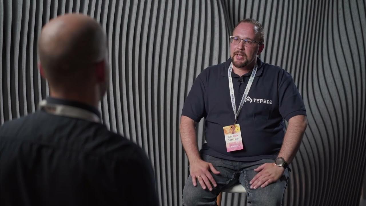 Interjú / SignExpo 2022. / Endrédi Dávid, Tepede Hungária Kft. YouTube