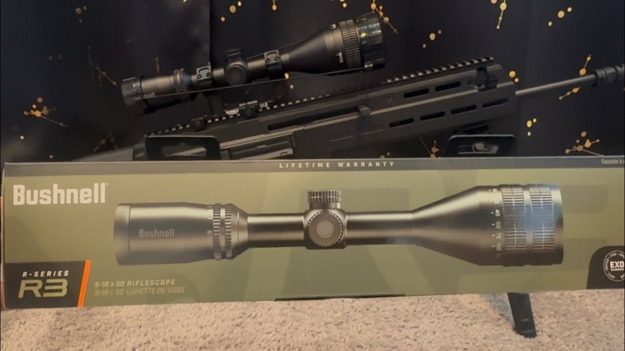 BUSHNELL R3 AO RIFLE SCOPE 6-18X50MM - DOA-QBR RETICLE - R3-61850S11 ...