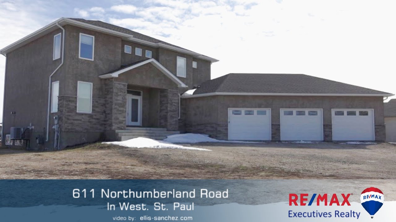House for sale at 611 Northumberland Road in West St Paul YouTube