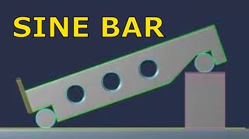 SINE BAR | Working Principle and Use | Metrology