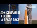11+ companies fueling a space race