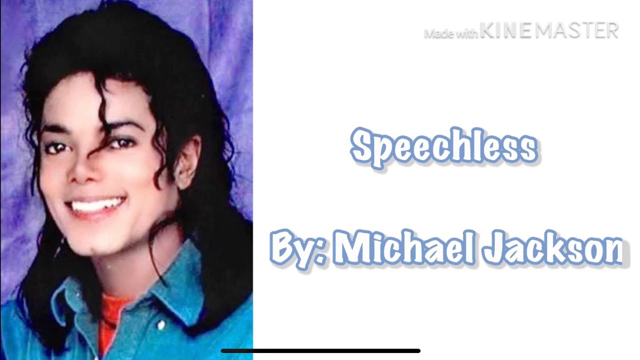 Michael jackson lyrics. Speechless текст Jackson.