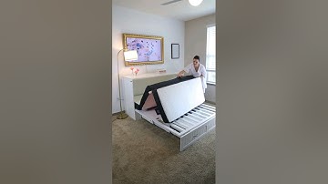 Ultimate space saver? 🤔 #murphybed #bed #spacesavingfurniture #spacesaving #furniture #amazon