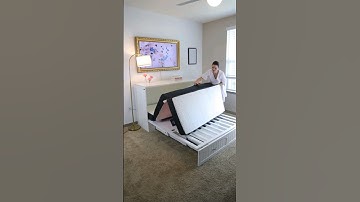 Ultimate space saver? 🤔 #murphybed #bed #spacesavingfurniture #spacesaving #furniture #amazon