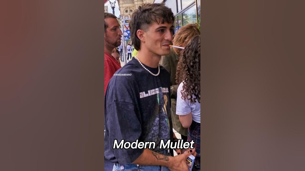 Modern mullet hairstyle #menshair #menshairstyles