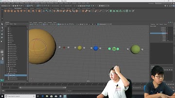 Maya 3D, Yun Academy, GX 150 , Solar System Part III with Daniel Lee