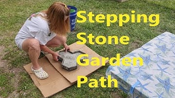 Stepping Stone Garden Path From A Mold