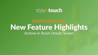 New Feature: Action in Room Details