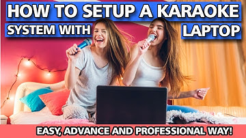 ☑️ How To Setup A Karaoke System With A Laptop (Karaoke on a Laptop) | EASY SETUP