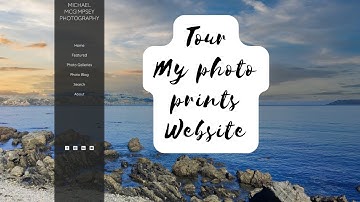 A TOUR Of My Photo Prints Website Built On Smugmug