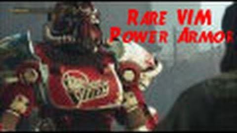 Fallout 4 Far Harbor DLC Rare Red "VIM" Power Armor Location