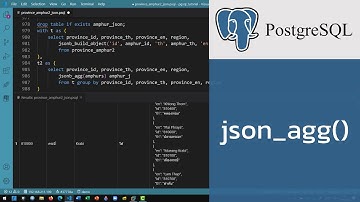 สอน PostgreSQL: การใช้ jsonb_agg() เพื่อรวมข้อมูลจากหลายแถวให้เป็น JSON array